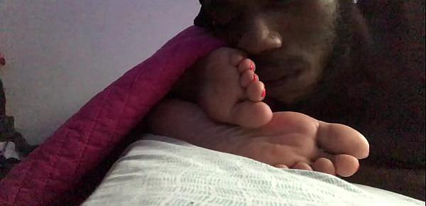  Smelling Her Feet and Sucking her Toes while she Sleeps